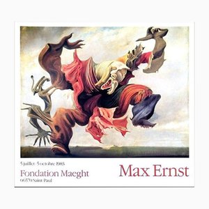 Póster L'Ange Du Foyer vintage de Max Ernst, 1983