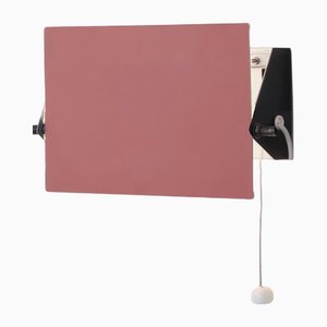 Pink Metal Sconce by J. J. M. Hoogervorst for Anvia, 1950s