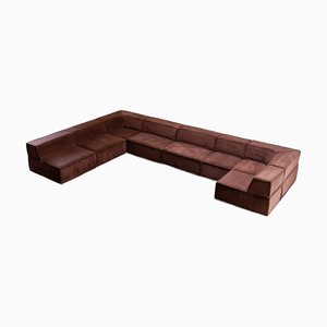 Großes Mid-Century Trio Sofa von Cor Team Form AG, 1973, 8 . Set