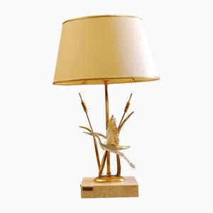 Italian Hollywood Regency Gilt Bird Table Lamp by Lanciotto Galeotti, 1970s