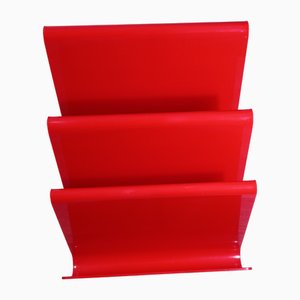 Acrylic Glass Magazine Rack, 1990s