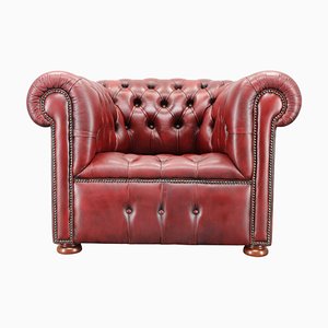 Vintage Leather Chair, Czechoslovakia, 1970s