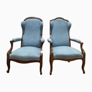Set of Louis Philippe Voltaire Armchairs