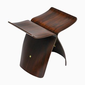 Butterfly Hocker aus Palisander von Sori Yanagi