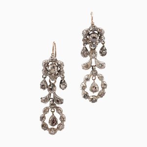 Provenzalische Diamant-Ohrringe, 2 . Set