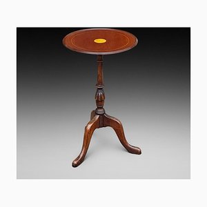 Mesa de vino eduardiana de caoba