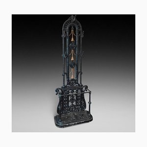 Antiker Garderobenständer aus Gusseisen von Falkirk Foundry, 1800er