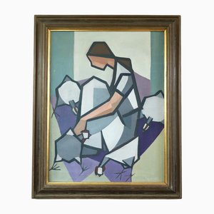 The Henkeeper, 1950er, Glas & Holz & Leinwand