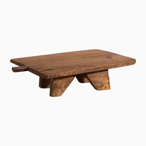 Vintage Low Table in Rustic Style, 1920