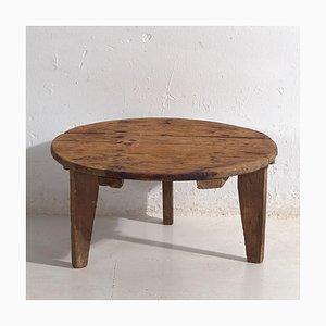 Runder Vintage Beistelltisch, 1920