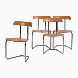 Vintage Industrial Style Chairs, 1960, Set of 4x