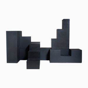 Set da salotto di Mario Bellini per B&b Italia, set di 7