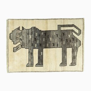 Hand-Knotted Gabbeh Nomadic Rug