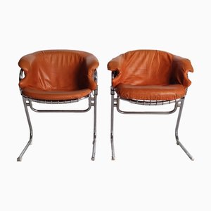 Set of Flynn Dining Chairs by Gastone Rinaldi for Thema