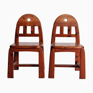 OKAFFAREFATTO MADDALONI Esszimmerstuhl Aus Dunklem Walnussholz – Mit Sumpfstroh-Sitz, Italienisches Design