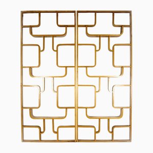 Mid-Century Modern Room Dividers by Ludvik Volak for Drevopodnik Holesov, 1960s, Set of 2