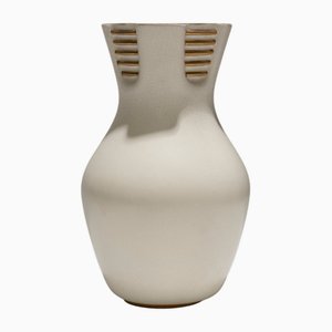Pansu Vase in White Earthenware by Richard-Ginori, 1940s