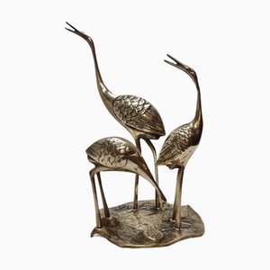Hollywood Regency Brass Birds, 1970s