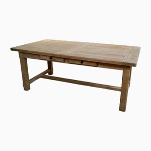 Antique Oak Farmhouse Table, 1910