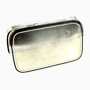 Art Deco Silver Case from Hermès, 1920s-1930s