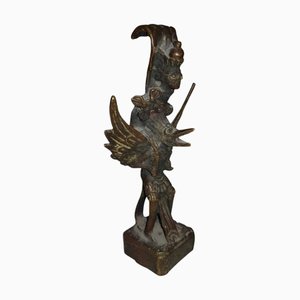 Statue Vishnu Garuda Thaï, 1800s, Bronze