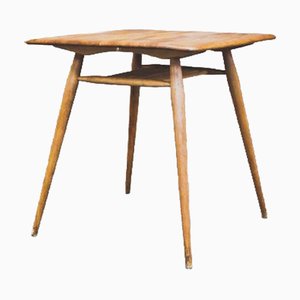 Tavolo da colazione quadrato in olmo di Lucian Ercolani per Ercol, 1960