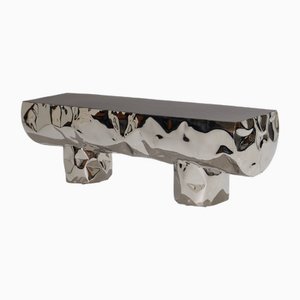 Vintage Tronco Metal Bench by Nitush Aroosh, 2010s