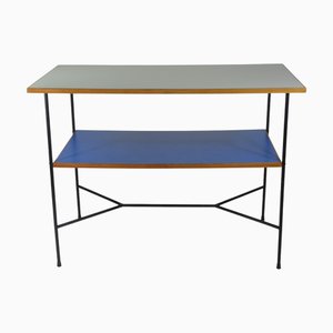 Mid-Century Modern Italian Blue Formica Table by Giulio Zappa, 1950