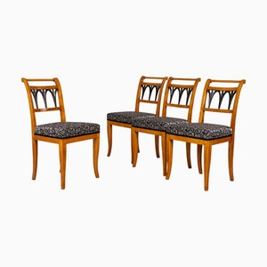 Sedie Biedermeier vintage, 1820, set di 4