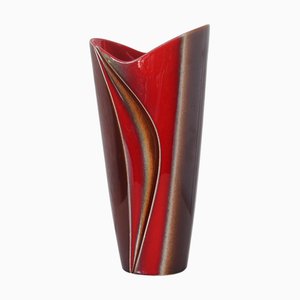 Vaso Mid-Century moderno in ceramica di Verceram, Francia, anni '60