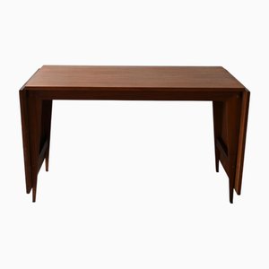 Vintage Teak Table with Wing Extensions from ISA Bergamo, 1950s