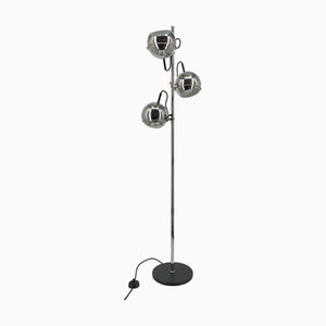 Space Age 3-Ball Floor Lamp in Chrome, Germany, 1970s