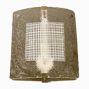 Murano Glass Wall Lamp, 1980s