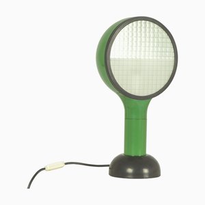 Italienische Drive Tischlampe aus grünem & schwarzem Kunststoff von Adam Thiani & Alberto Dal Lago für Francesconi, 1974