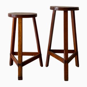 Vintage Hohe Hocker, 1970er, 2er Set