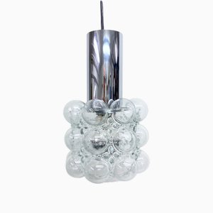Bubble Glass Pendant Lamp by Helena Tynell for Glashütte Limburg, 1970s