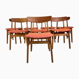 Stühle von Farstrup, Dänemark, 1960er, 8 . Set