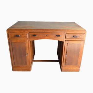 Art Deco Oak Desk