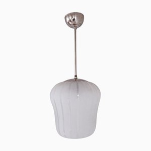 Moderne schwedische Art Deco Hängelampe von Harald Notini für Böhlmarks, Schweden, 1940er
