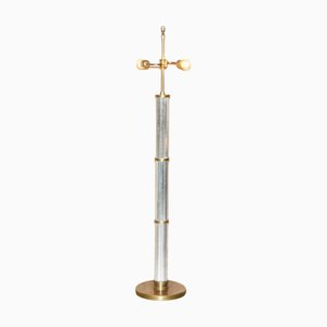 Glass and Patinated Bronze Floor Lamp from Ralph Lauren