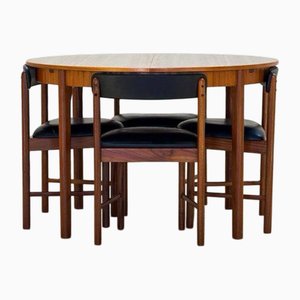 Round Extending Dining Table and Chairs from McIntosh, Set of 5