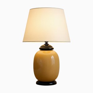 Murano Glass Table Lamp by Tommaso Barbi, Italy, 1950s
