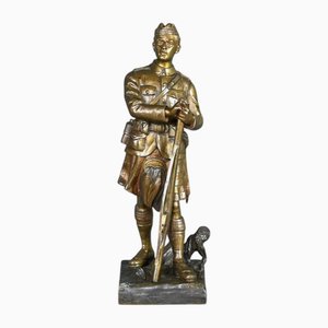 Antique Figurine in Bronze by E. Carlier, 1890s
