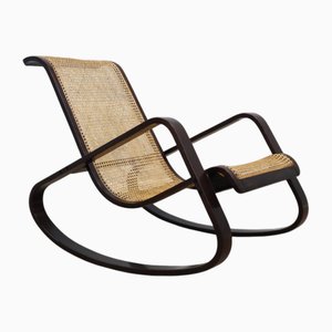 Mecedora Dondolo vintage de Luigi Crassevig, años 70