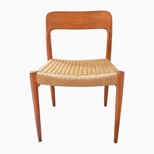 Danish Model 75 Teak Chair by Niels O. Møller for JL Moller, 1950s