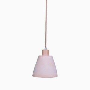 Rosa Hängelampe von Cicindèle Ceramica