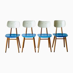 Dining Chairs from Ton, 1960s, Set of 4
