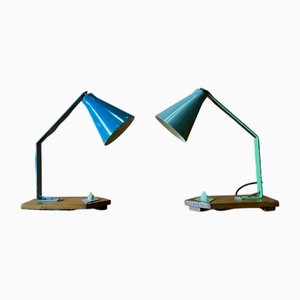 Tischlampen, Frankreich, 1950er, 2er Set