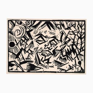 Georg Tappert, Jefe, 1964, Linograbado, Papel