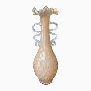 Sand Vase aus mundgeblasenem Muranglas von Henriette